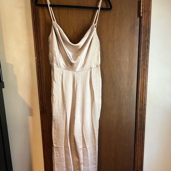 Brand new, never worn champagne jumpsuit! - Picture 1 of 4